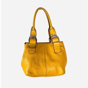 Yellow leather tignanello hand bag - so gorgeous, Y2K-style